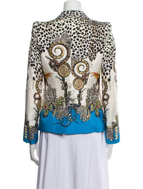 Roberto Cavalli Silk Paisley Print Blazer
