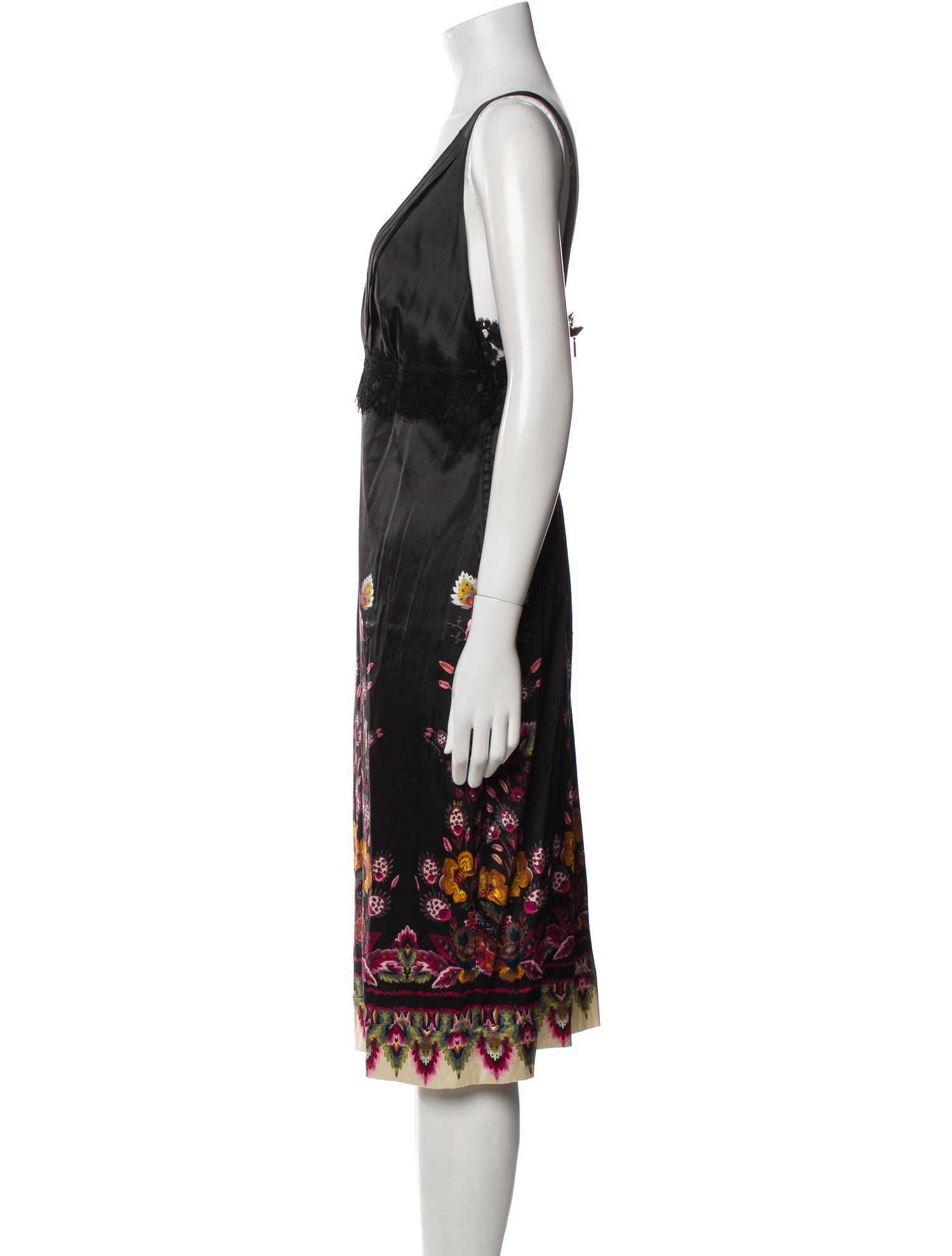 Roberto Cavalli Silk Midi Length Dress