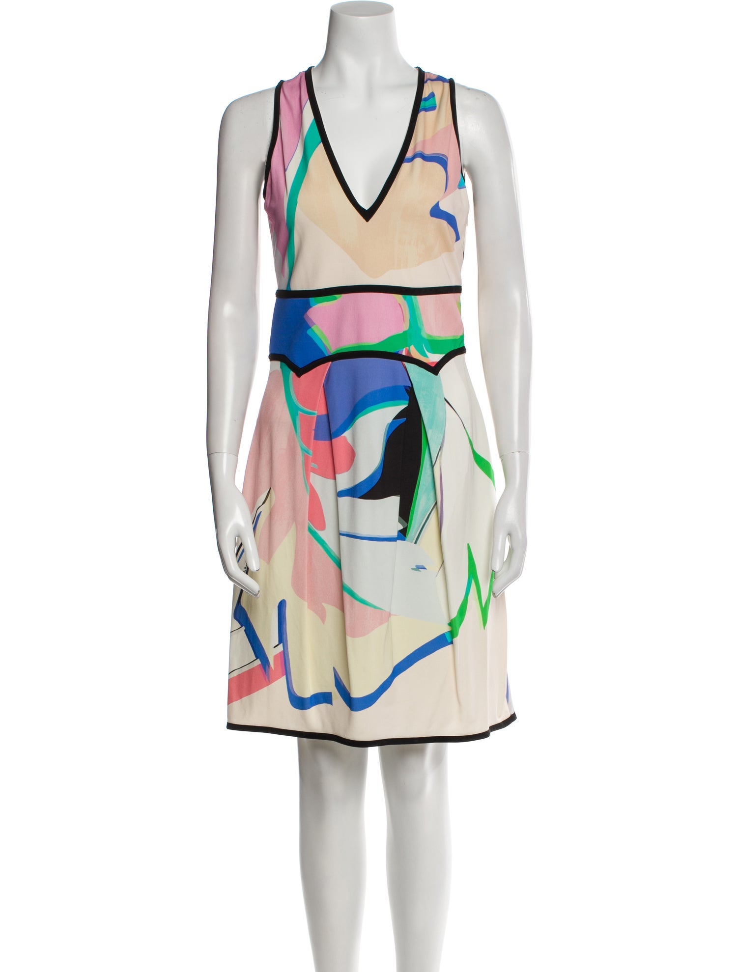 Roberto Cavalli Printed Knee-Length Dress