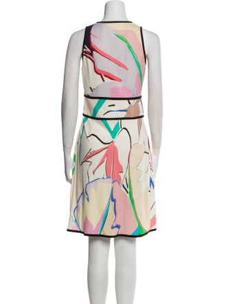 Roberto Cavalli Printed Knee-Length Dress