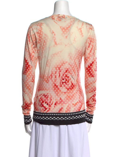 Roberto Cavalli Wool Printed Sweater