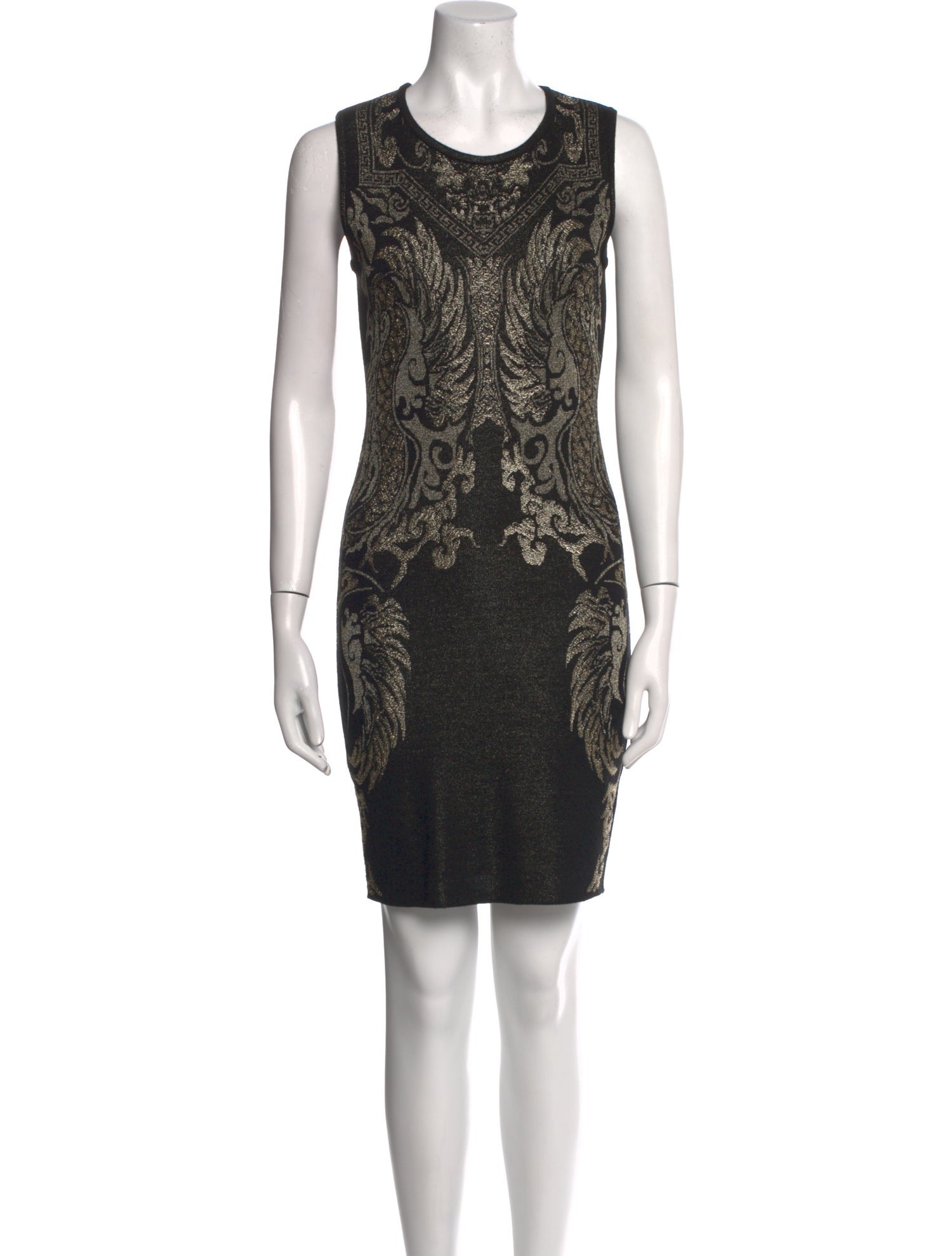 Roberto Cavalli Wool Mini Dress