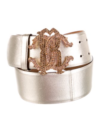 Roberto Cavalli Wide Leather Waist Belt