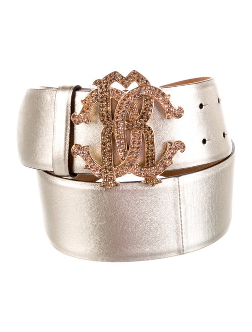 Roberto Cavalli Wide Leather Waist Belt