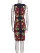 Roberto Cavalli Printed Knee-Length Dress