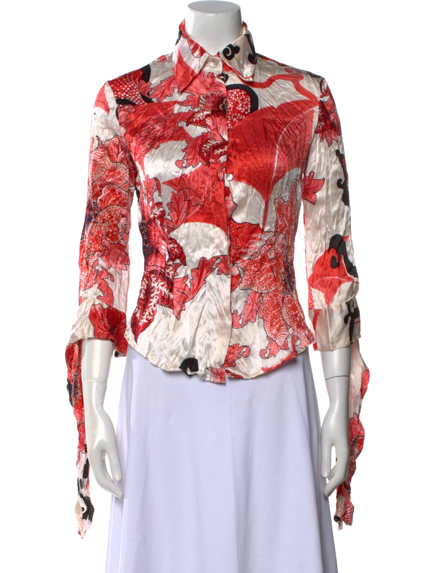 Just Cavalli Vintage 2007 Button-Up Top