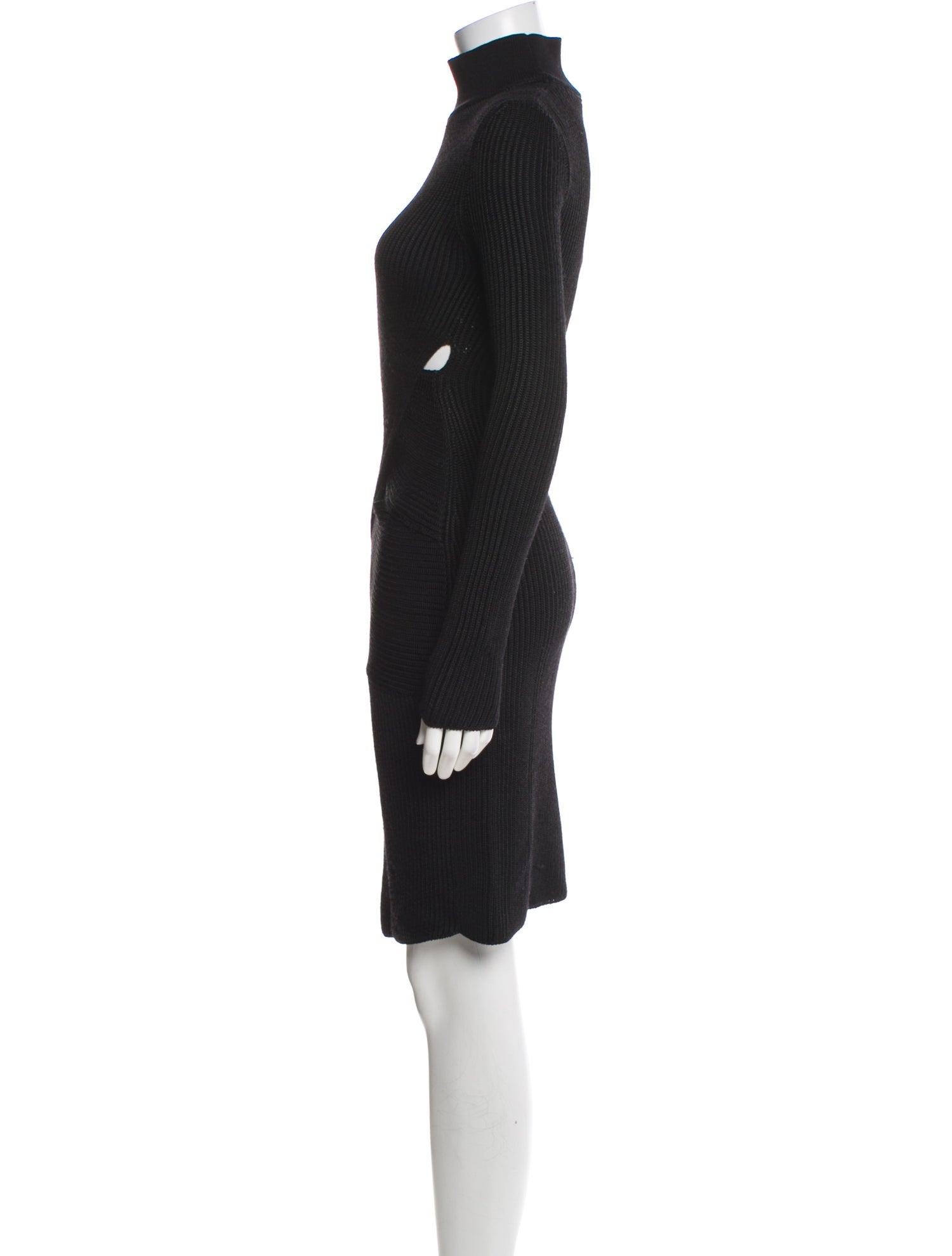 Roberto Cavalli Turtleneck Knee-Length Dress