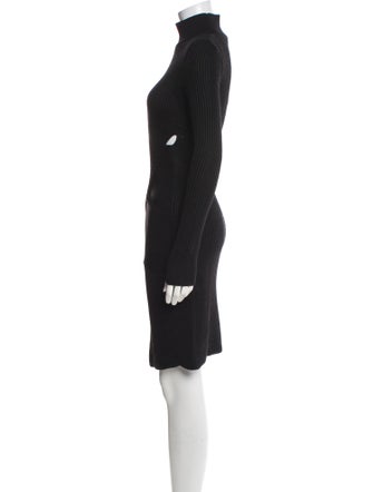 Roberto Cavalli Turtleneck Knee-Length Dress