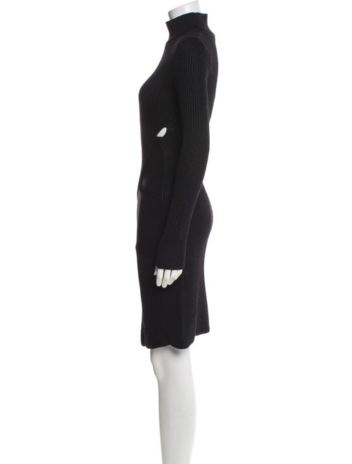 Roberto Cavalli Turtleneck Knee-Length Dress
