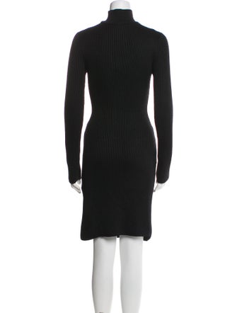 Roberto Cavalli Turtleneck Knee-Length Dress