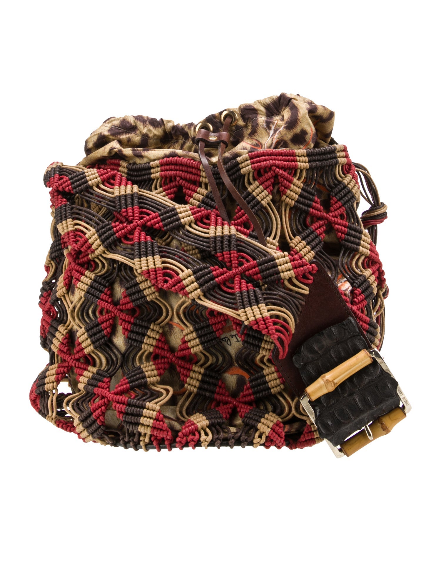 Roberto Cavalli Leather Crossbody Bag