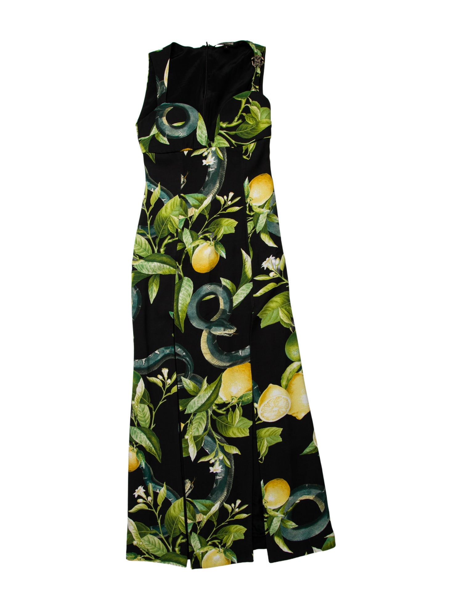 Roberto Cavalli Floral Print Long Dress