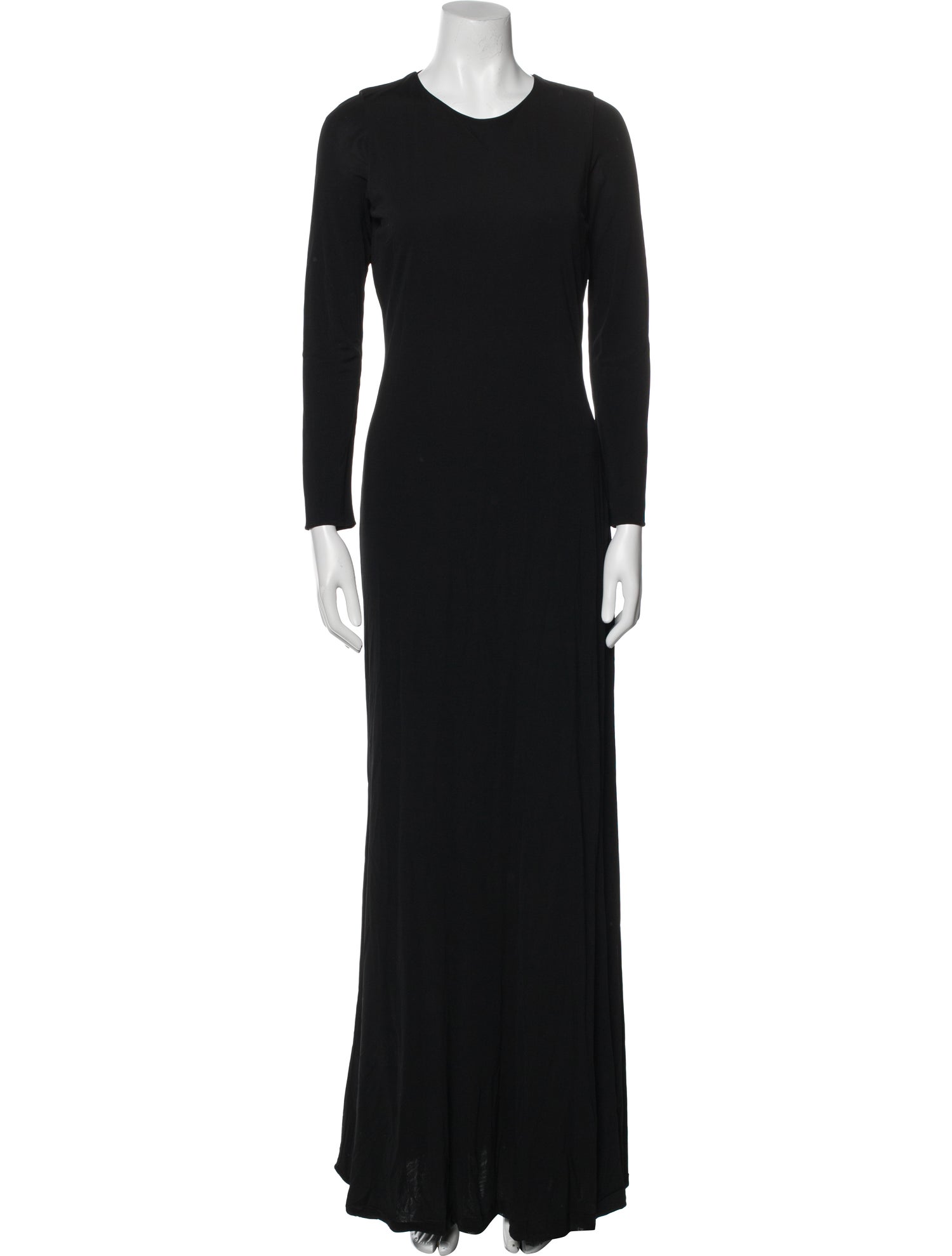 Roberto Cavalli Crew Neck Long Dress