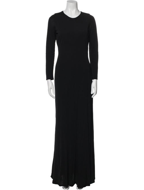 Roberto Cavalli Crew Neck Long Dress