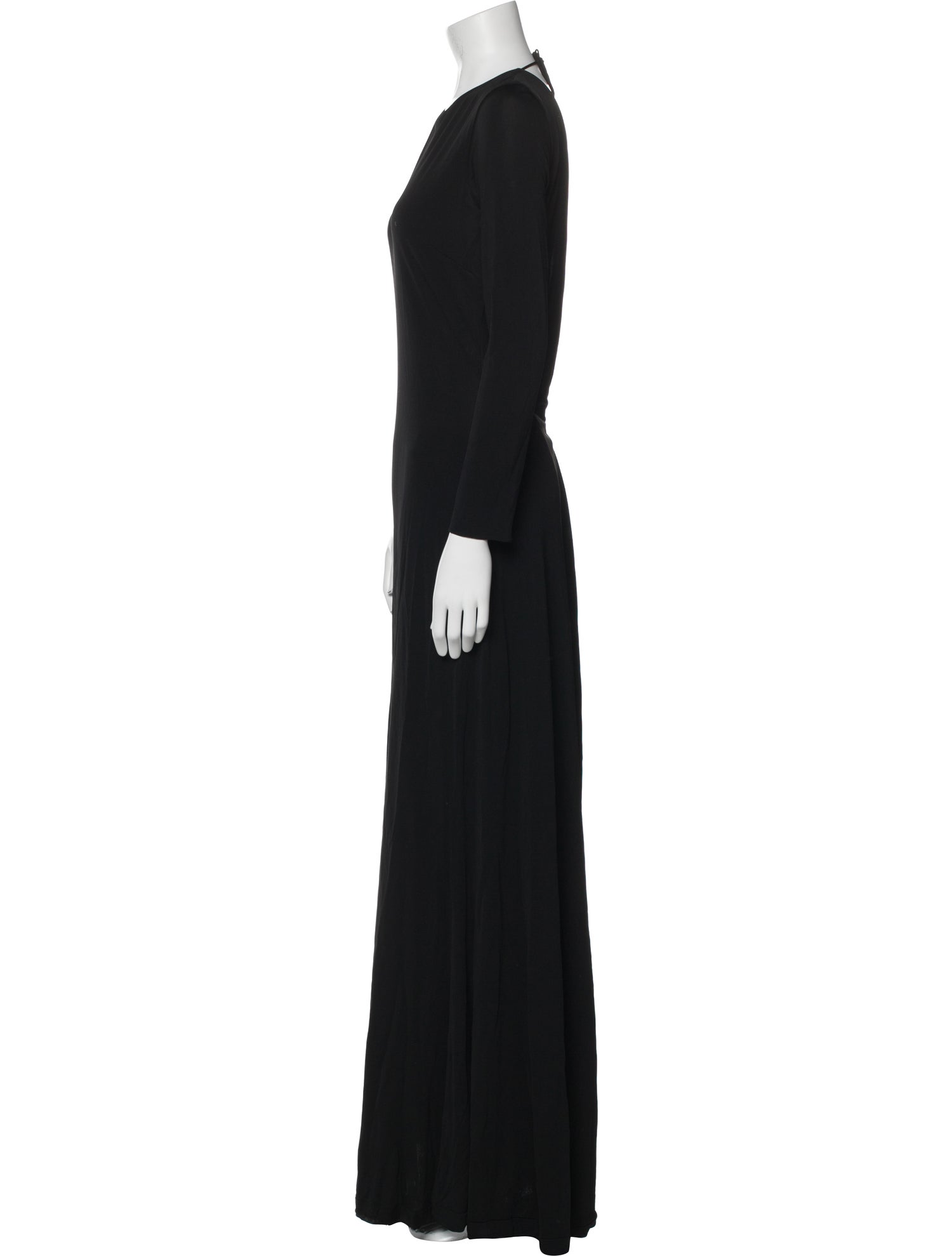 Roberto Cavalli Crew Neck Long Dress