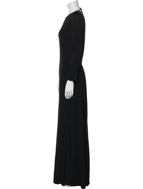 Roberto Cavalli Crew Neck Long Dress