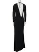 Roberto Cavalli Crew Neck Long Dress