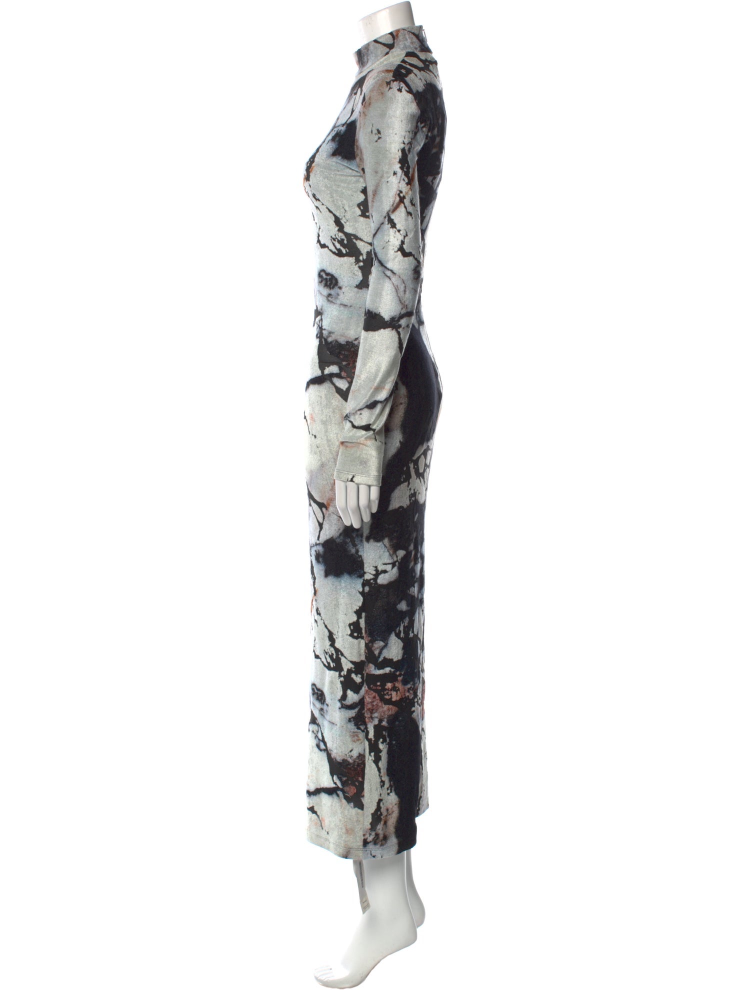 Roberto Cavalli Graphic Print Long Dress w/ Tags