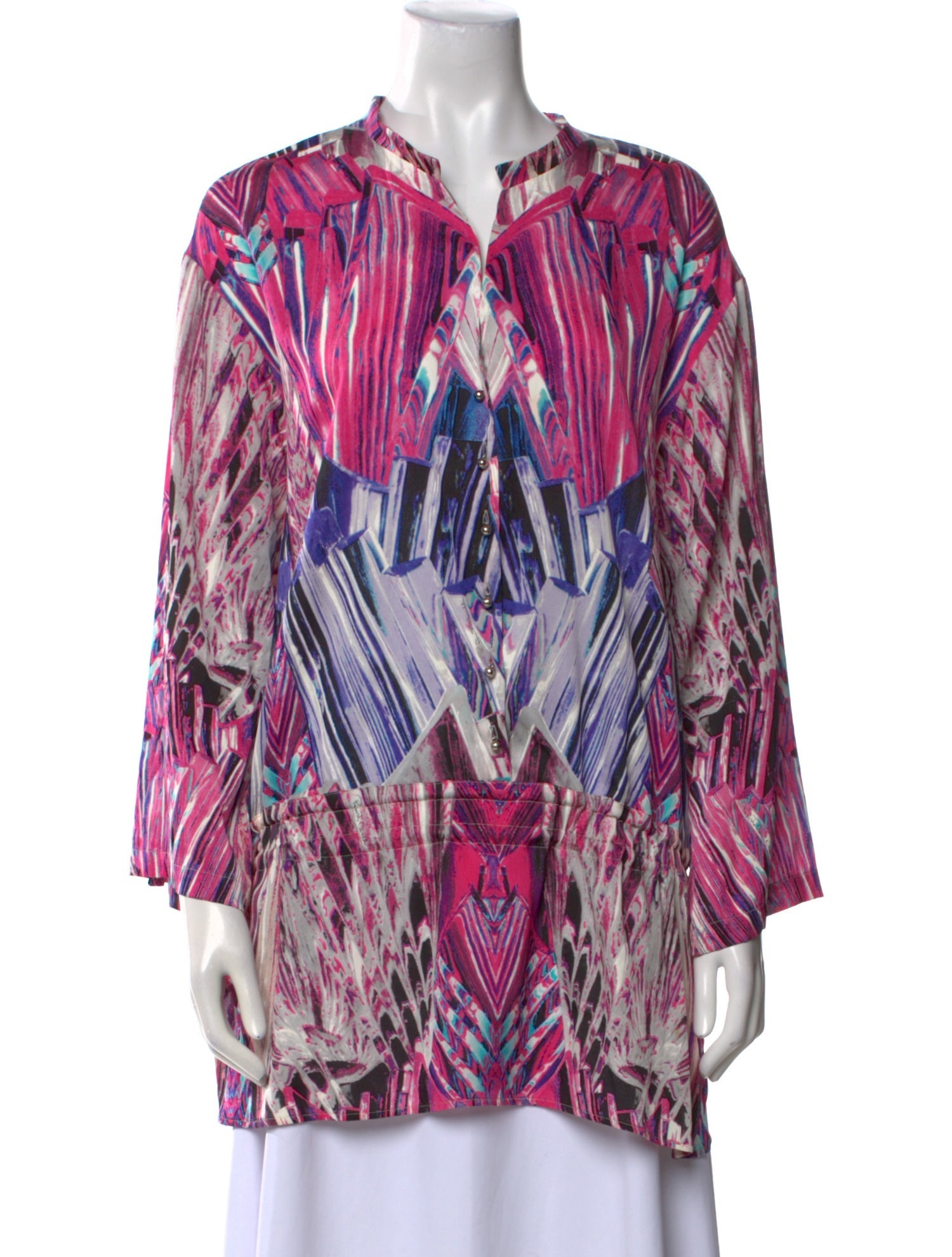 Roberto Cavalli Silk Printed Tunic