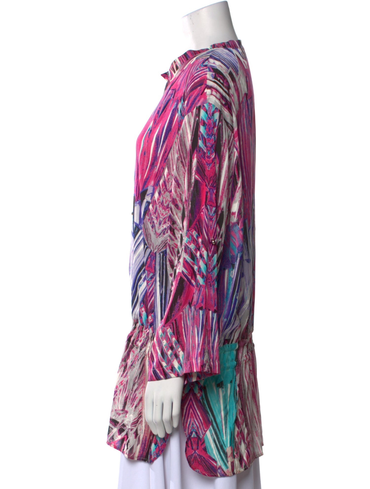 Roberto Cavalli Silk Printed Tunic