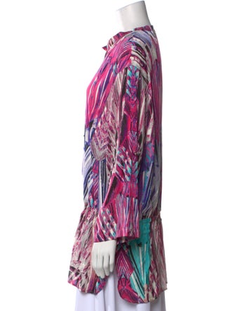 Roberto Cavalli Silk Printed Tunic