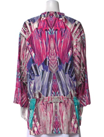 Roberto Cavalli Silk Printed Tunic
