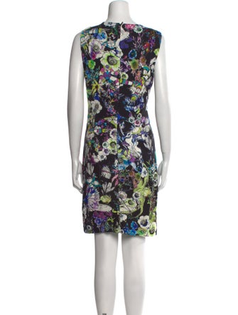 Roberto Cavalli Floral Print Mini Dress