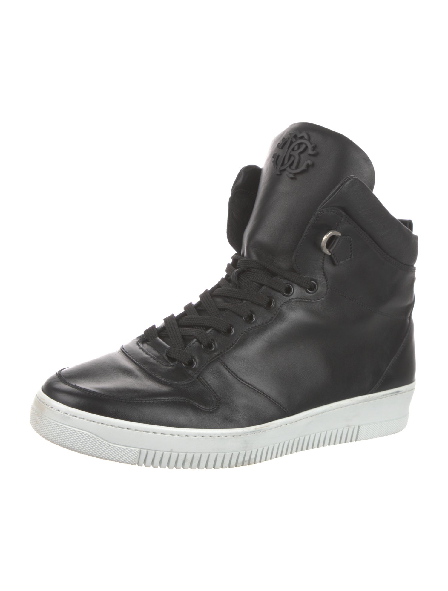 Roberto Cavalli Leather Sneakers
