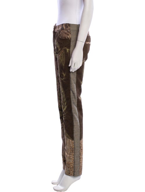 Roberto Cavalli Printed Straight Leg Pants
