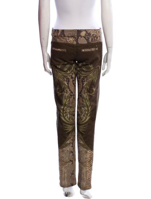 Roberto Cavalli Printed Straight Leg Pants