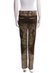 Roberto Cavalli Printed Straight Leg Pants
