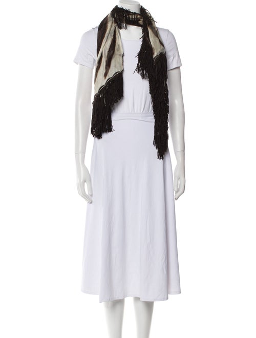 Roberto Cavalli Striped Scarf