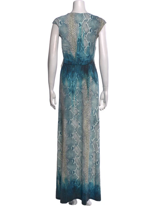 Roberto Cavalli Animal Print Long Dress