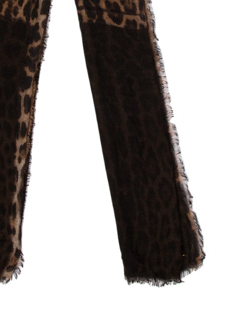 Roberto Cavalli Silk Striped Scarf