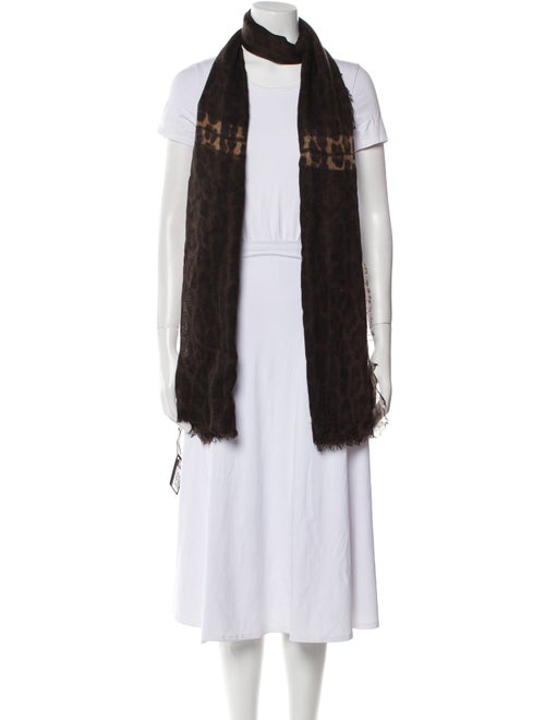 Roberto Cavalli Silk Striped Scarf