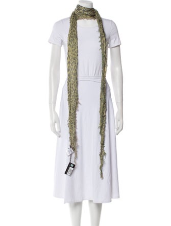 Roberto Cavalli Striped Scarf