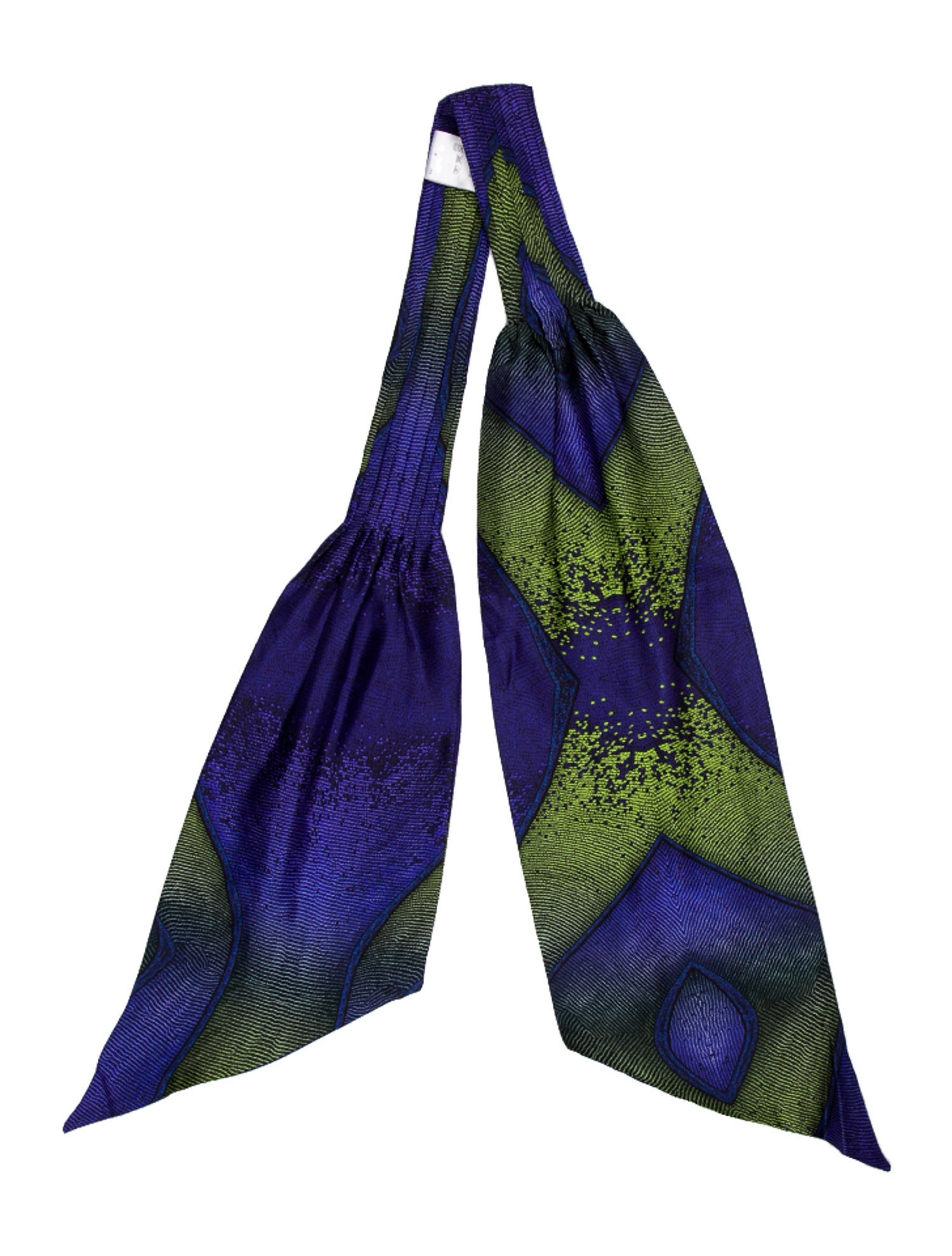 Roberto Cavalli Silk Striped Scarf