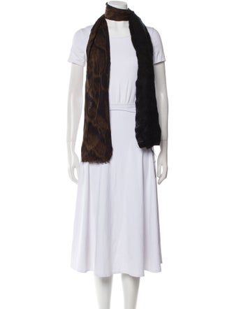 Roberto Cavalli Silk Printed Scarf