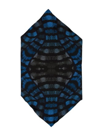 Roberto Cavalli Silk Striped Scarf