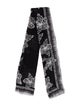 Roberto Cavalli Silk Floral Print Scarf