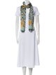 Roberto Cavalli Silk Floral Print Scarf