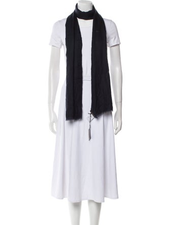 Roberto Cavalli Cashmere Striped Scarf