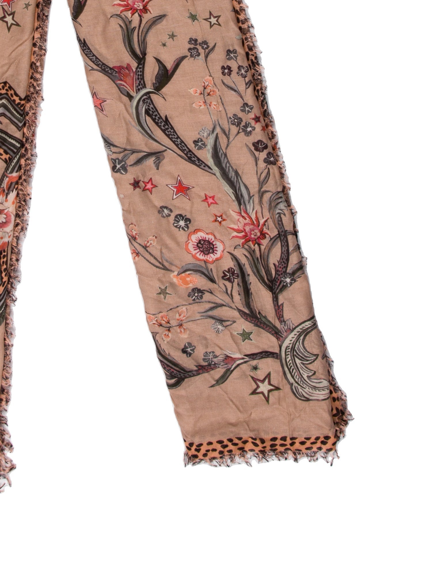 Roberto Cavalli Silk Paisley Print Scarf