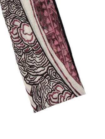 Roberto Cavalli Wool Paisley Print Scarf