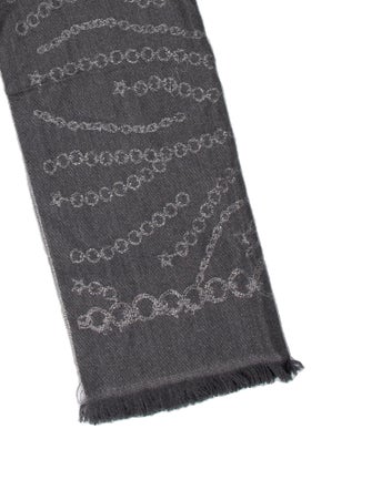 Roberto Cavalli Wool Printed Scarf