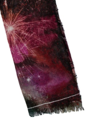 Roberto Cavalli Cashmere Striped Scarf