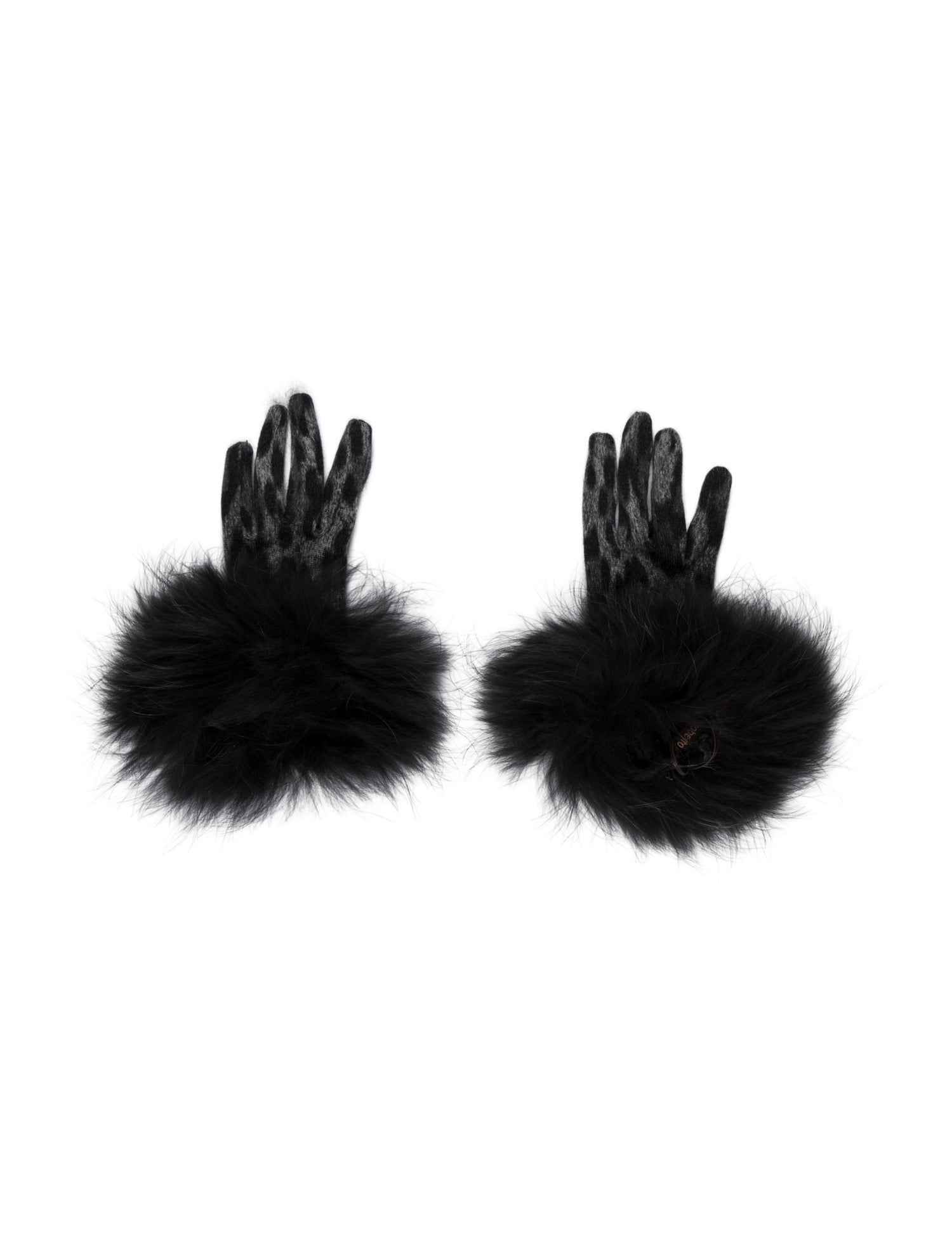 Roberto Cavalli Wool Gloves