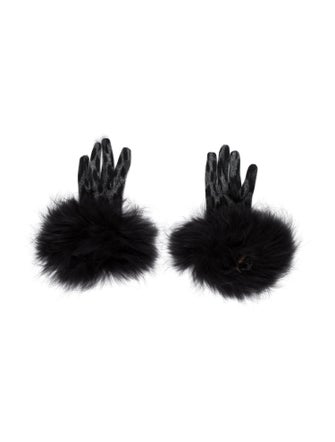 Roberto Cavalli Wool Gloves
