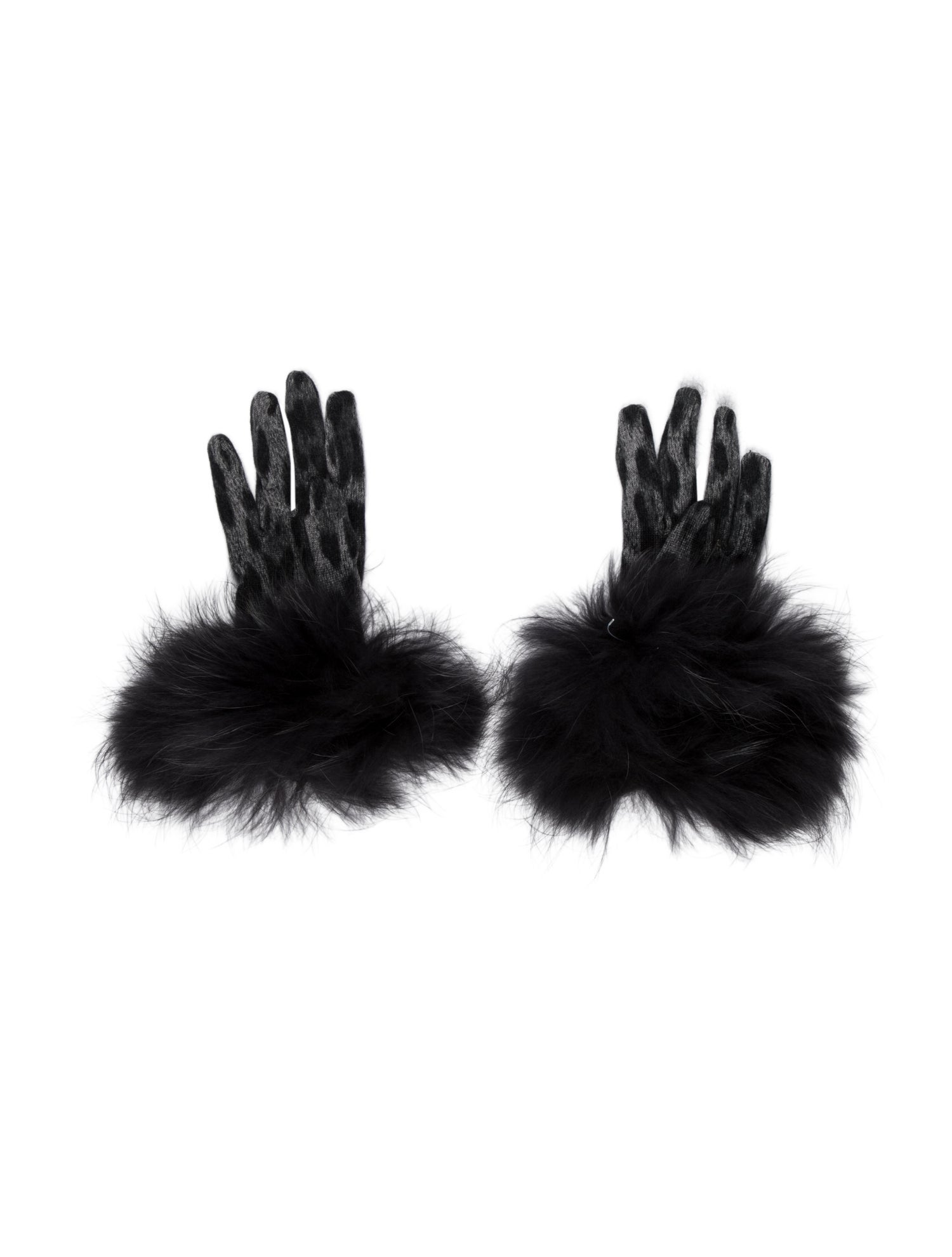 Roberto Cavalli Wool Gloves