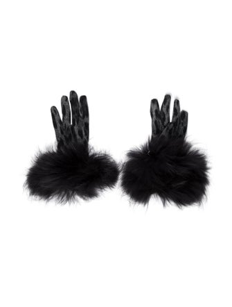 Roberto Cavalli Wool Gloves
